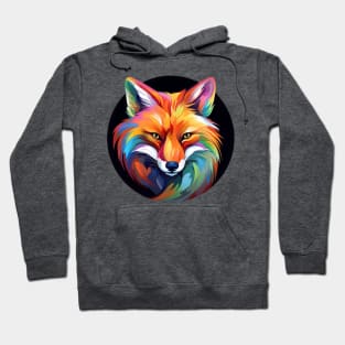 Rainbow Fox Hoodie